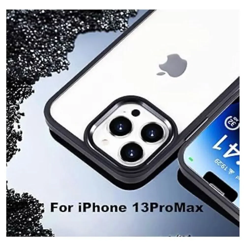 iPhone 13 Pro Max Case, [Military Grade Drop Tested] Slim Protective Cover, Tran